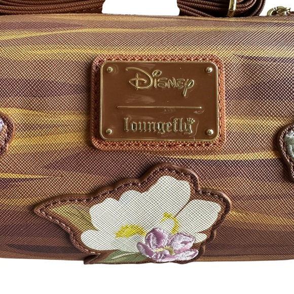 NWT Disney Loungefly The Fox and the Hound Forest Floral Log Crossbody Bag - Picture 5 of 12